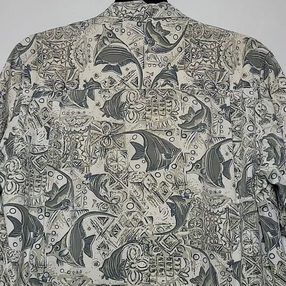 Vintage Billabong Hawaiian Button Down Shirt Size Large - Picture 6 of 8